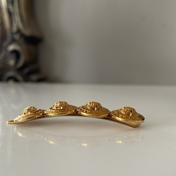VERSACE Medusa Logo Slide Pin Hair Accessory - Picture 12 of 12
